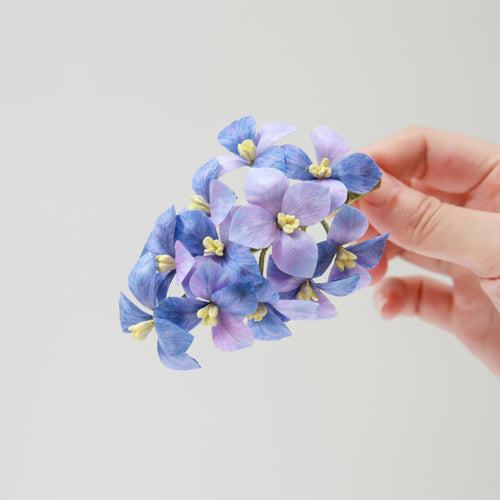 Hydrangea Hair Clip