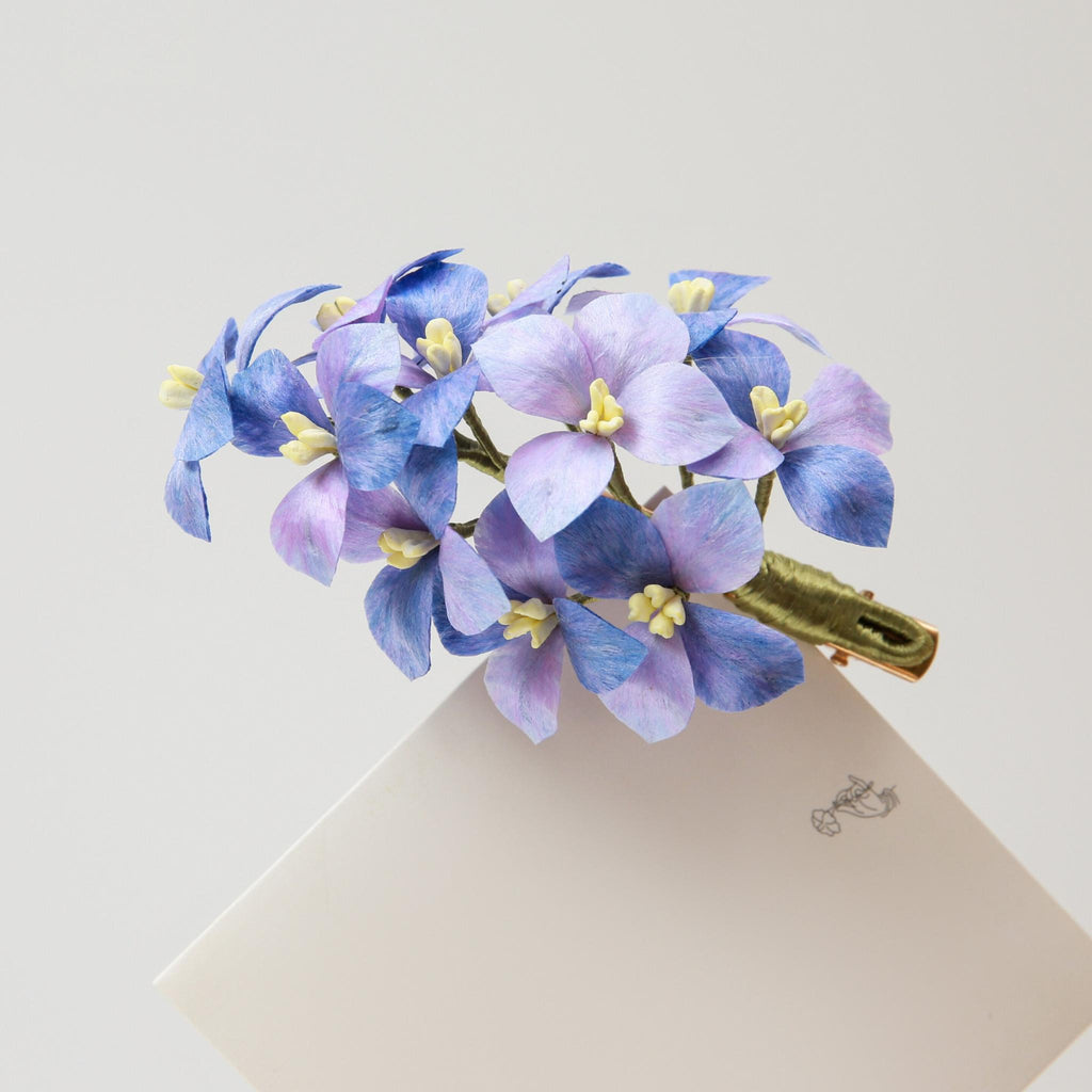 Hydrangea Hair Clip