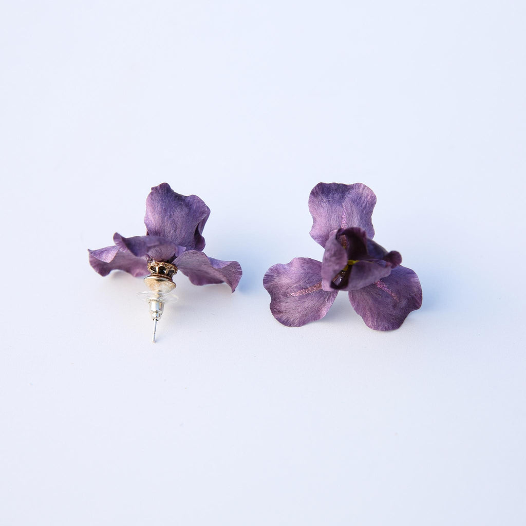 Iris Earrings No.001