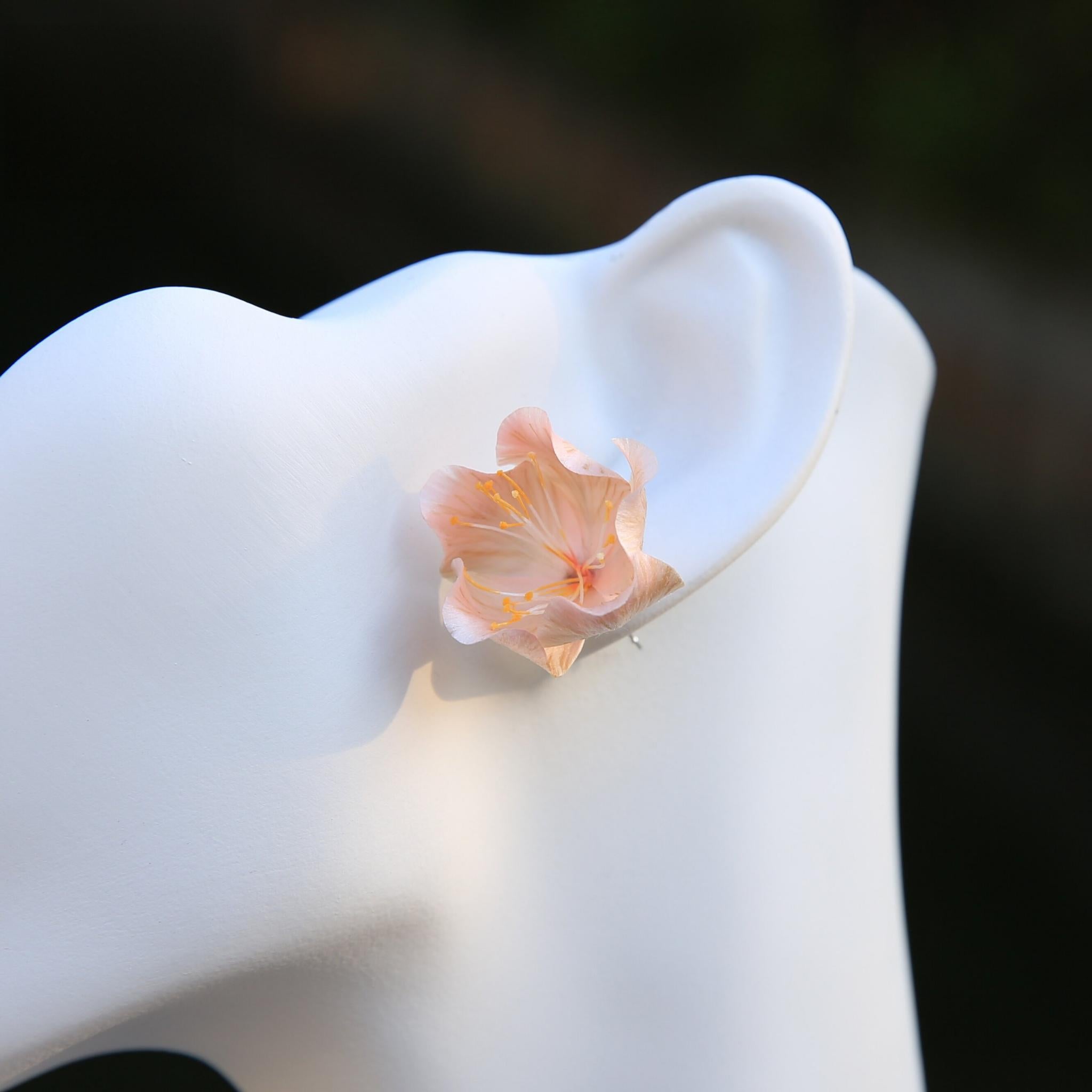 Peach Blossom Earrings