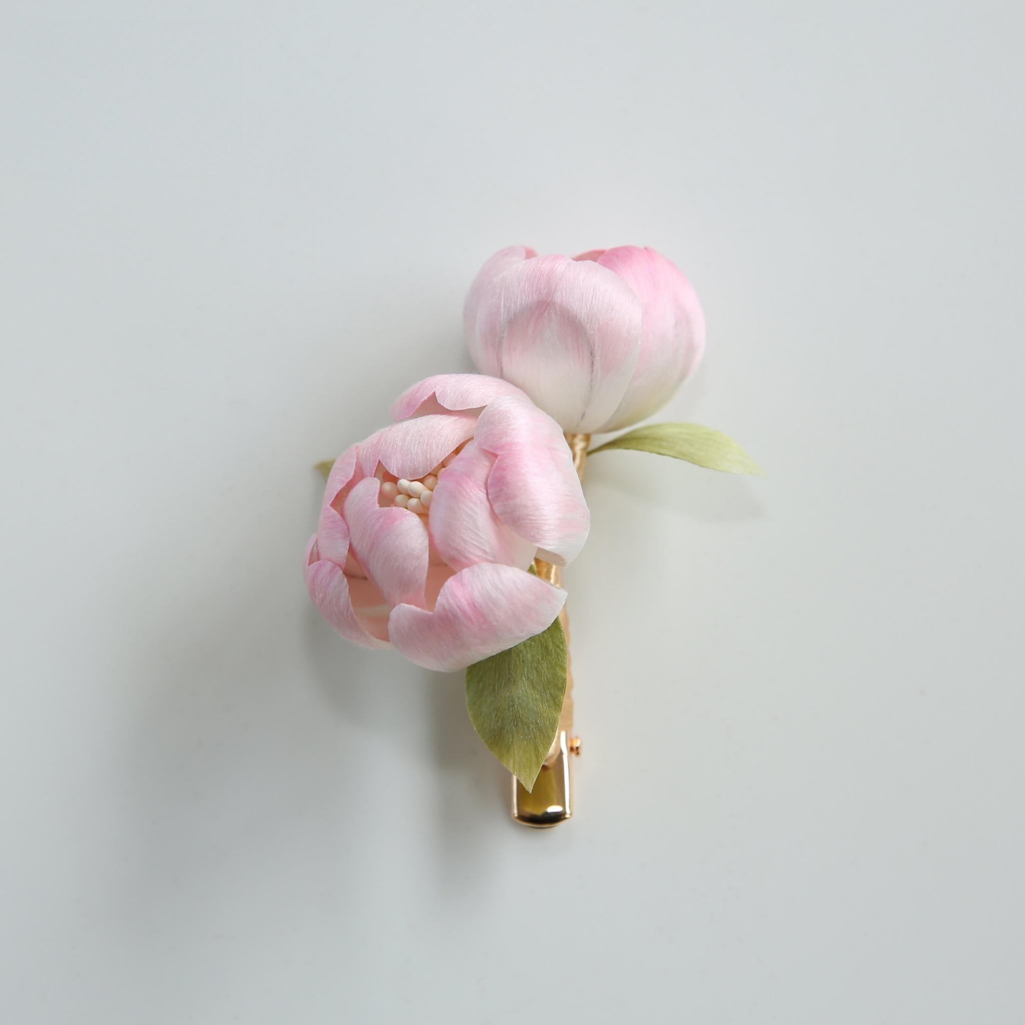 Peony Hair Clip